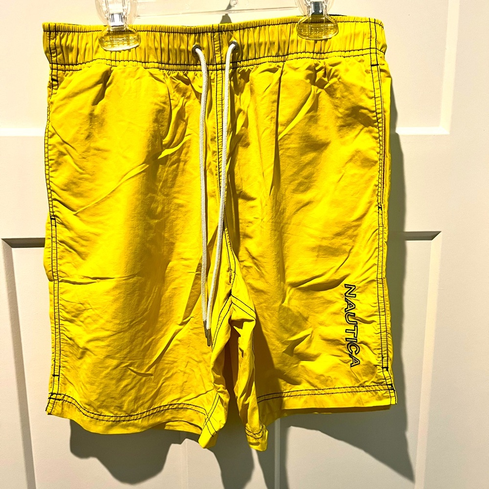 Nautica Men's Vibrant Yellow Swim Trunks